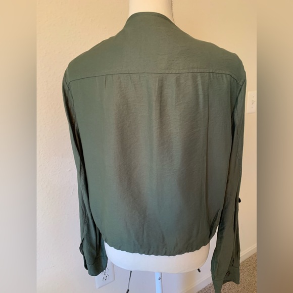 DKNY Green Utility Jacket - Picture 5 of 6